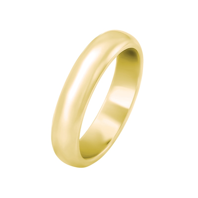 Pánsky pologuľatý svadobný prsteň 29587