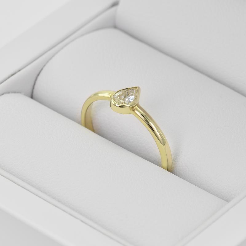 Diamantový zlatý prsteň 29767