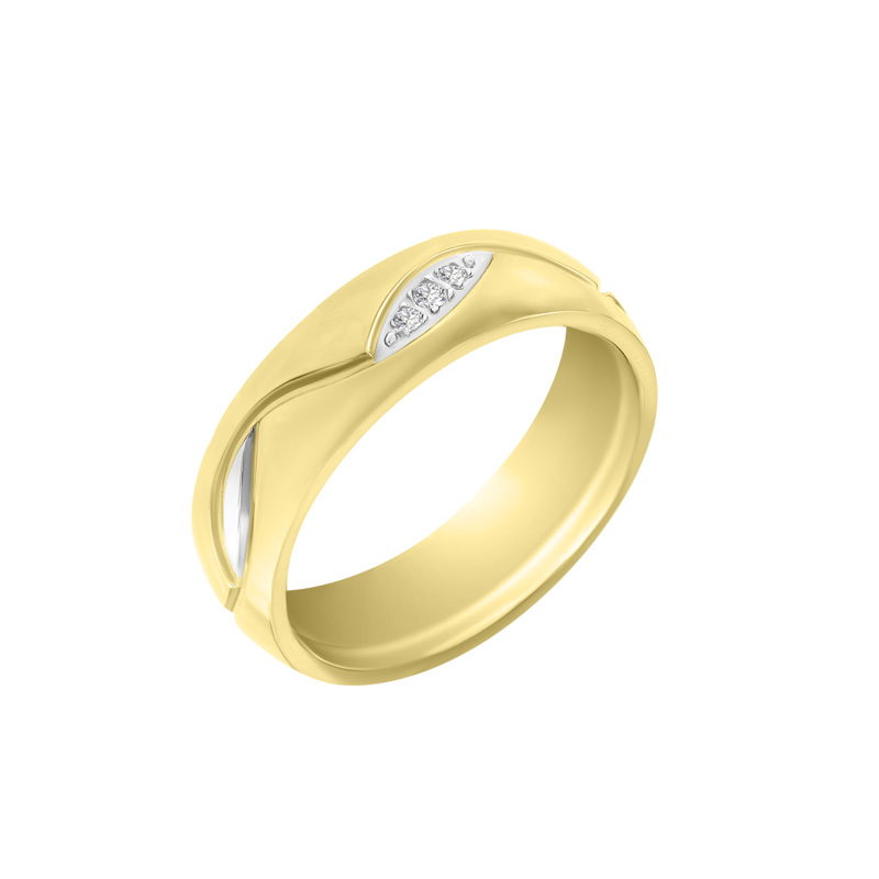Zlaté svadobné obrúčky s diamantmi 33437