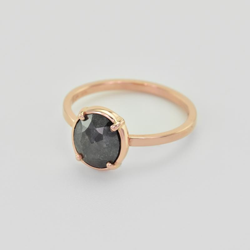 Diamantový prsteň z ružového zlata 34277