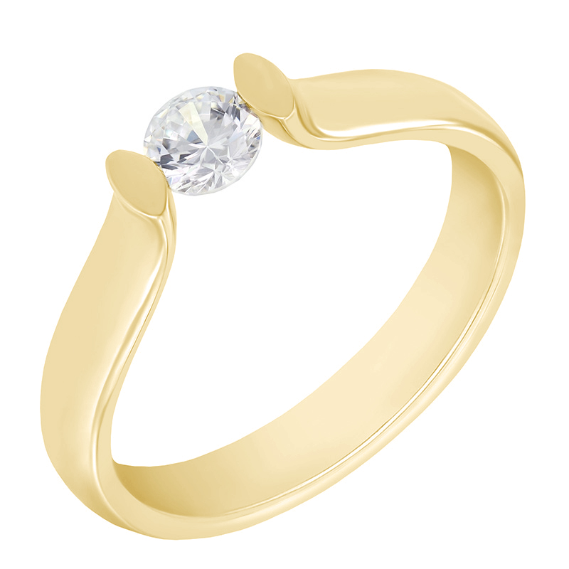 Zásnubný prsteň s diamantom 39887