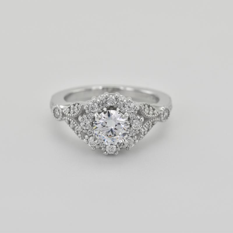 Prsteň s diamantmi 40627