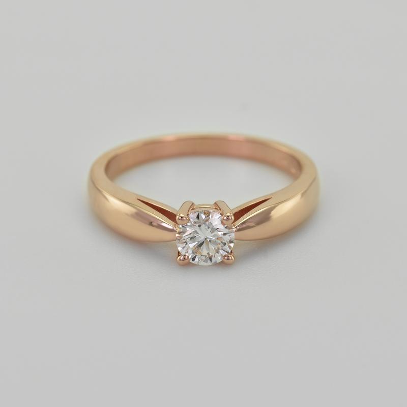 Zlatý zásnubný prsteň 42637