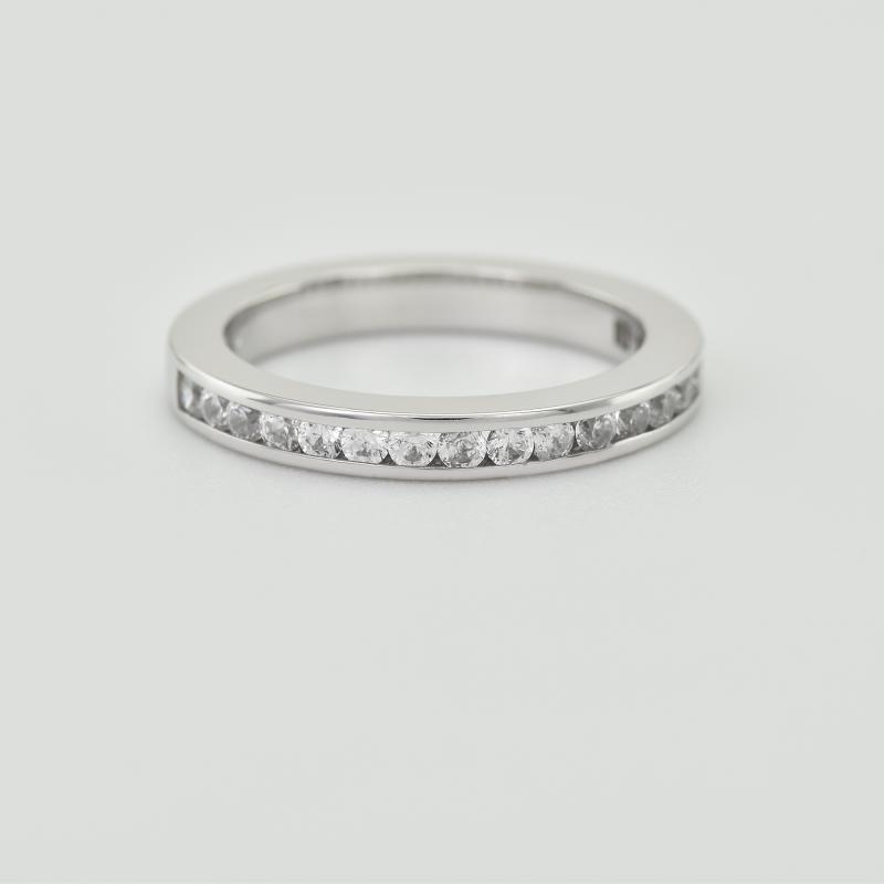 Platinový svadobný prsteň 43807