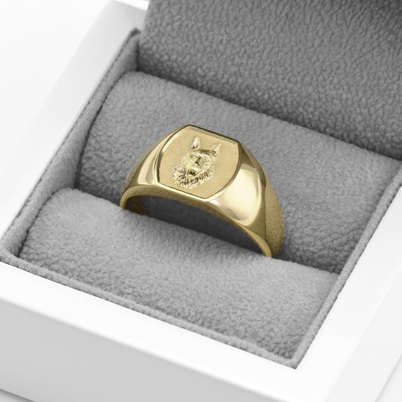Zlatý pánsky prsteň s gravírom vlastnej voľby 47037