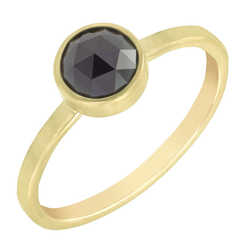Zlatý prsteň s rutovým diamantom 47857