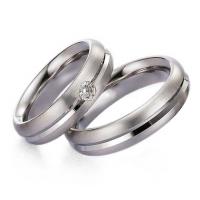 Platinové svadobné prstene Blair