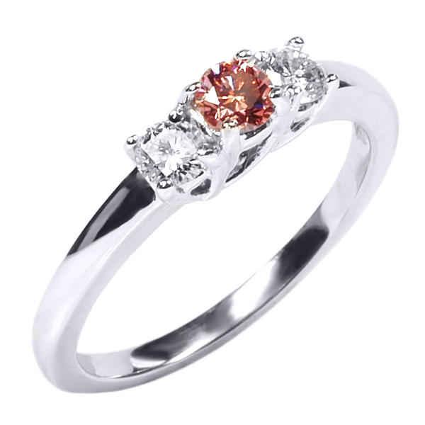 Prsteň s ružovým diamantom 53197