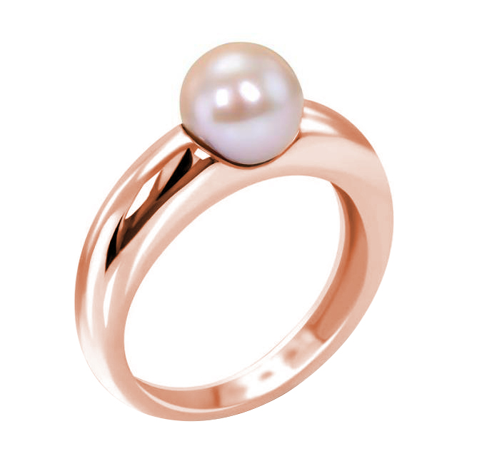 Zlatý prsteň s perlou Emeray