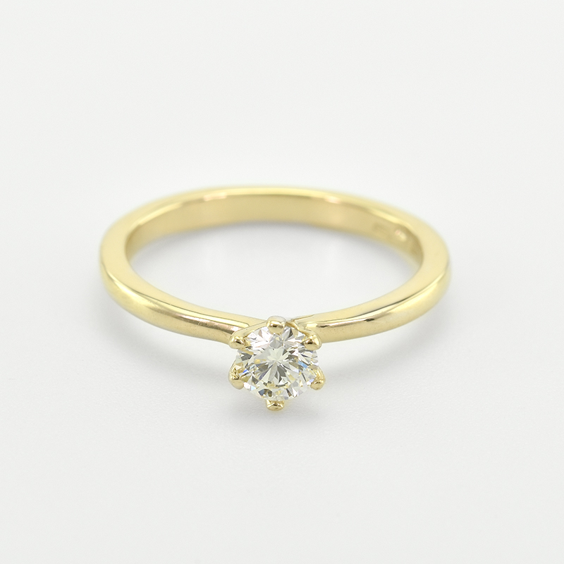 Elegantný zásnubný prsteň 63677