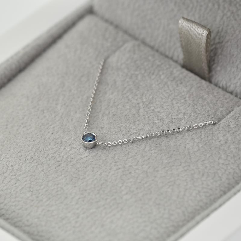 Minimalistický náhrdelník s diamantom 71437