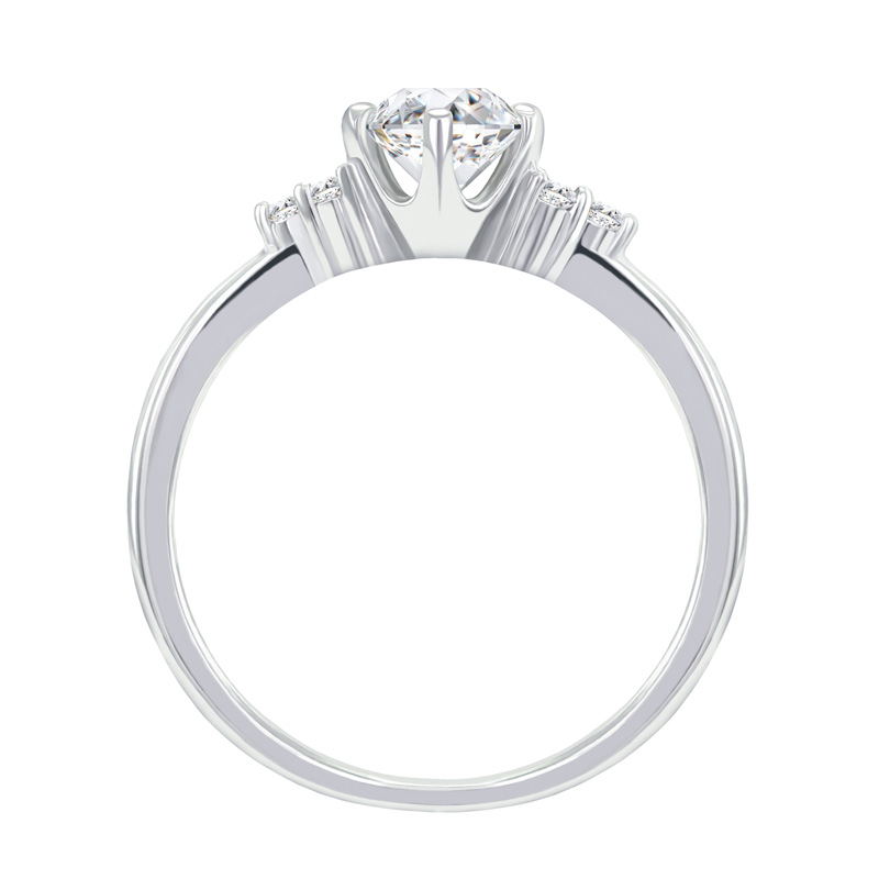 Zásnubný prsteň s diamantmi Safy 8337
