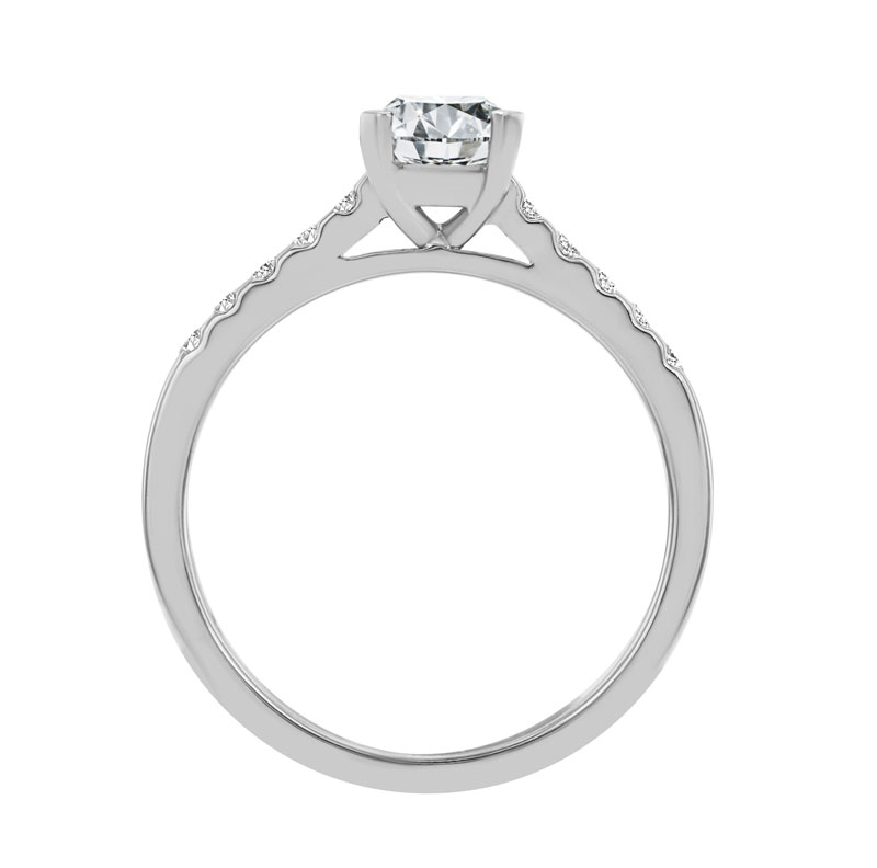 Zásnubný prsteň z platiny Valmar 8657