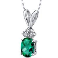 Smaragdový zlatý náhrdelník s diamantmi Ambien