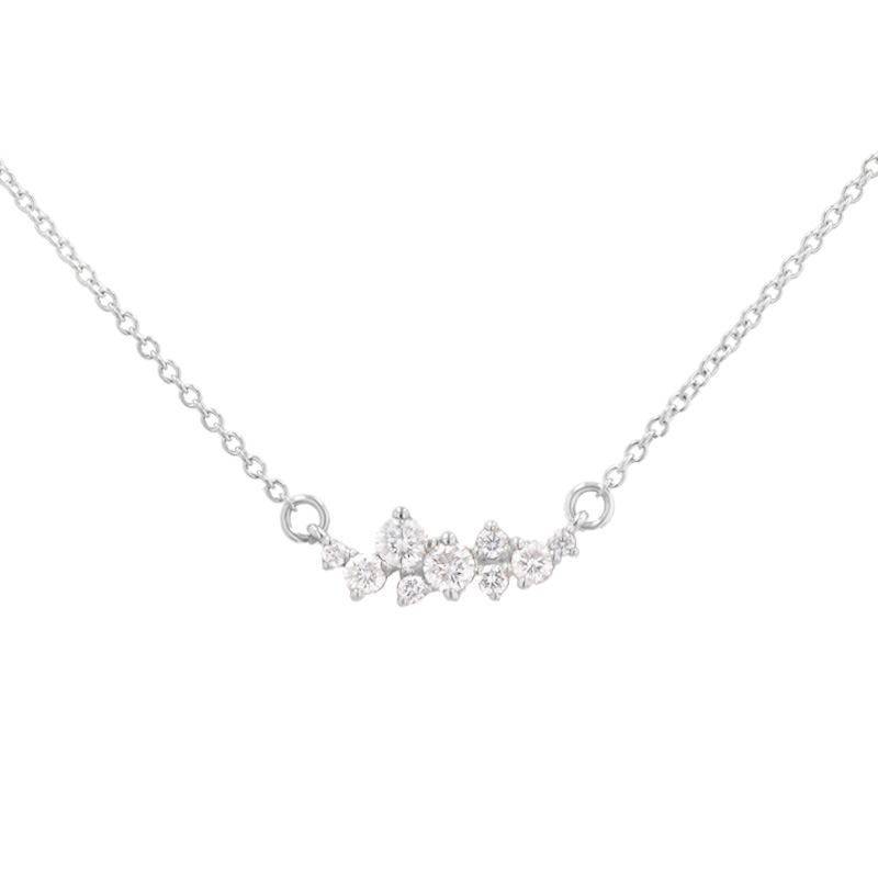 Cluster náhrdelník s diamantmi Beck 97897