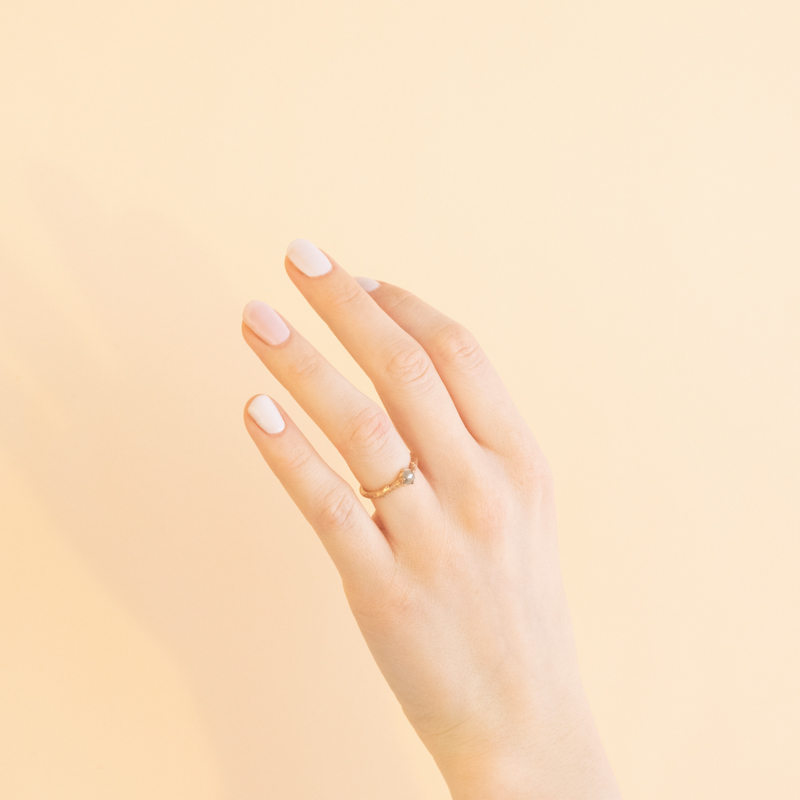 Vetvičkový prsteň so salt and pepper diamantom Masuma 100958