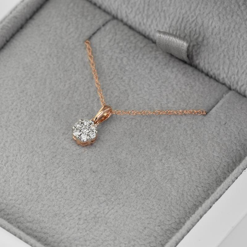 Strieborný náhrdelník s lab-grown diamantmi Hogan 104218