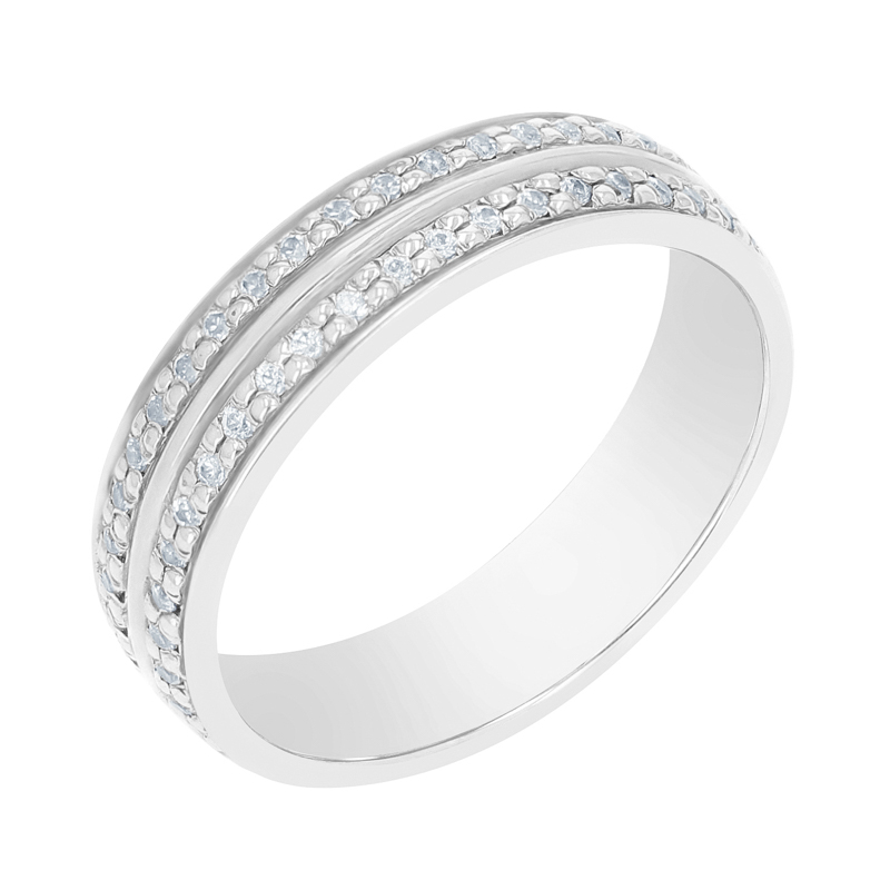 Zlaté svadobné prstene s diamantmi Stasia 105568