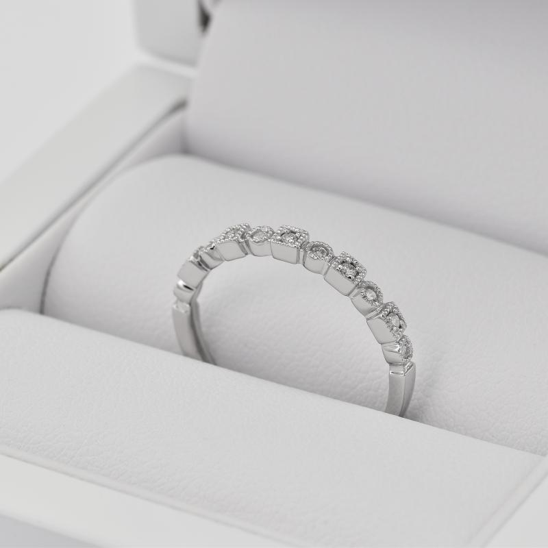 Eternity prsteň zdobený lab-grown diamantmi Alyx 105688