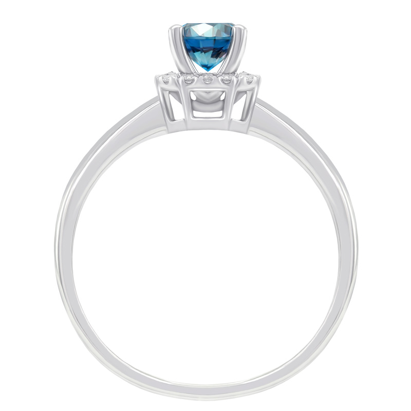 Prsteň s modrým diamantom Vancy 10958