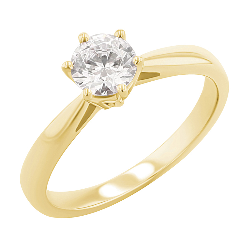 Zásnubný prsteň s diamantom Syllis 122048