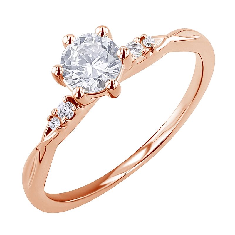 Zásnubný prsteň s lab-grown diamantmi Lorea 127498