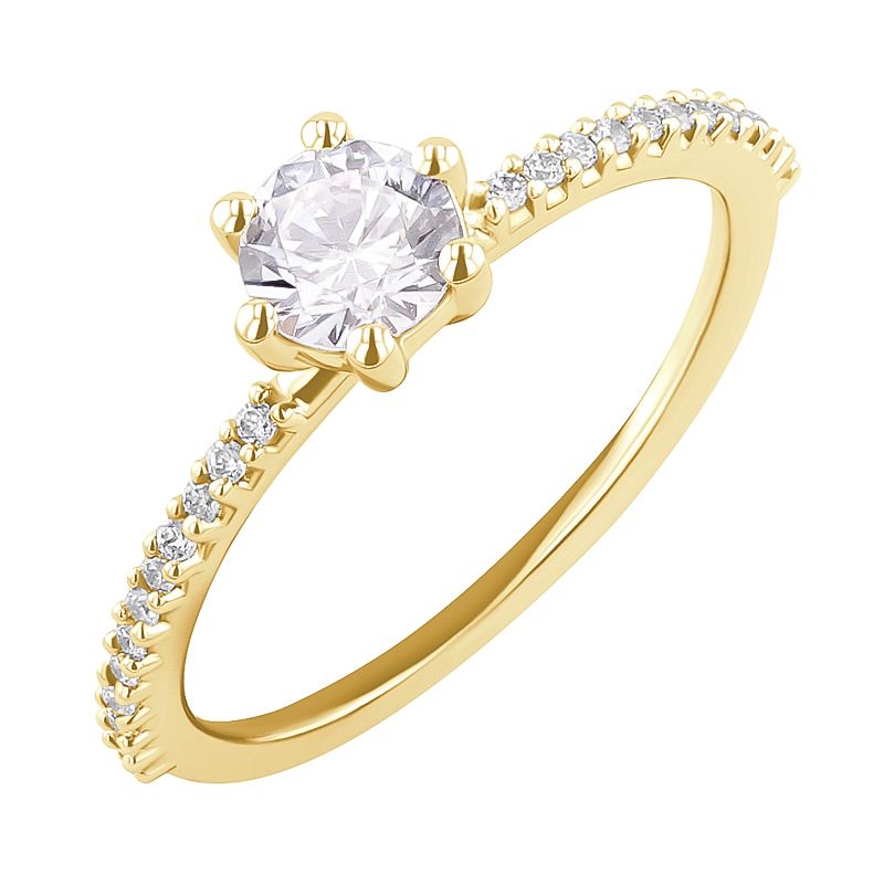 Zásnubný prsteň s lab-grown diamantmi Deloris 127538