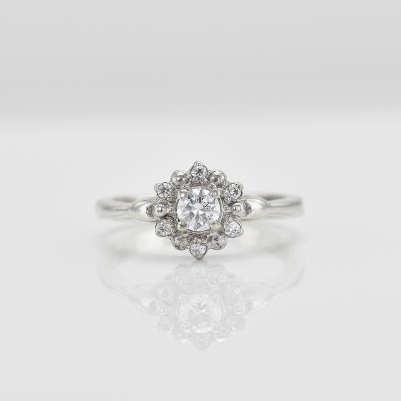 Zásnubný prsteň s diamantom 12808