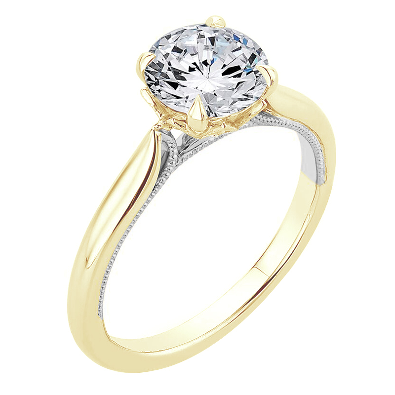 Zásnubný prsteň s postrannými marquise diamantmi Lisabet