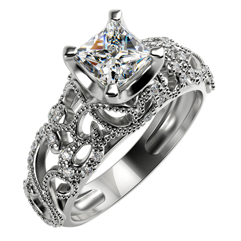 Diamantový prsteň 15818