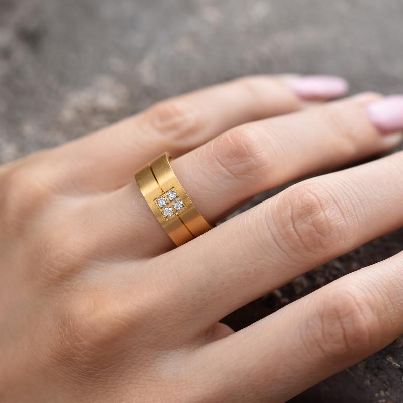 Zlaté svadobné prstene 21898