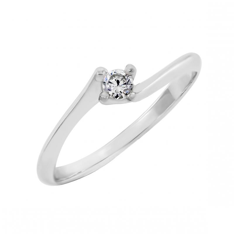 Zásnubný prsteň s diamantom Lavy 25538