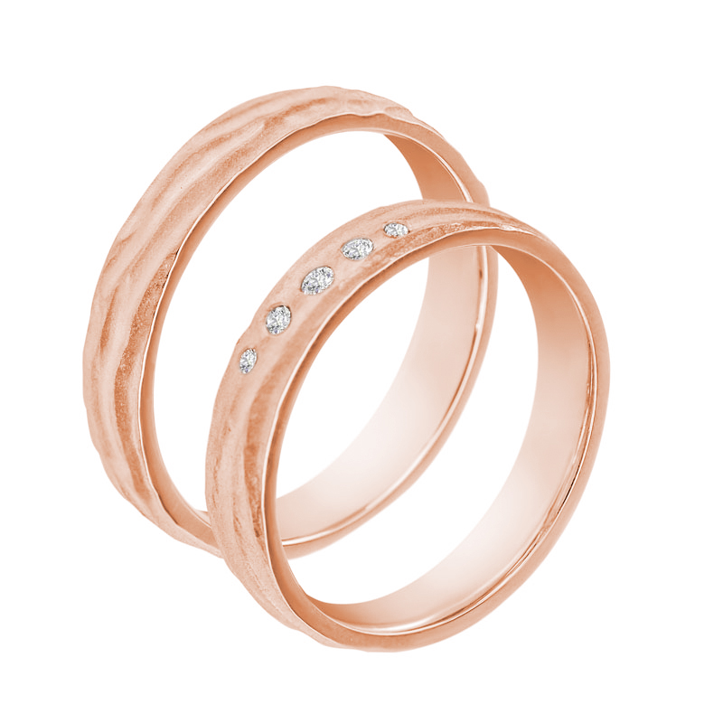 Prstene z ružového zlata 30138