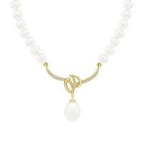 Zlatý perlový náhrdelník Angelisa