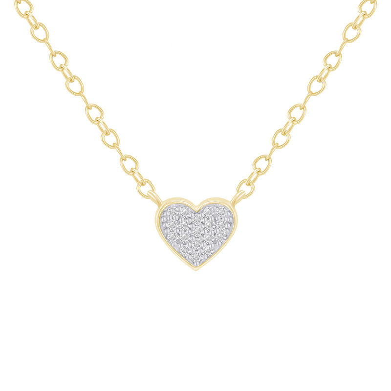 Diamantový náhrdelník so srdiečkom Algoma 41678