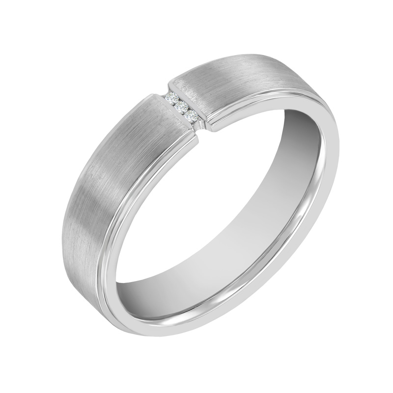 Dámsky platinový prsteň 42988