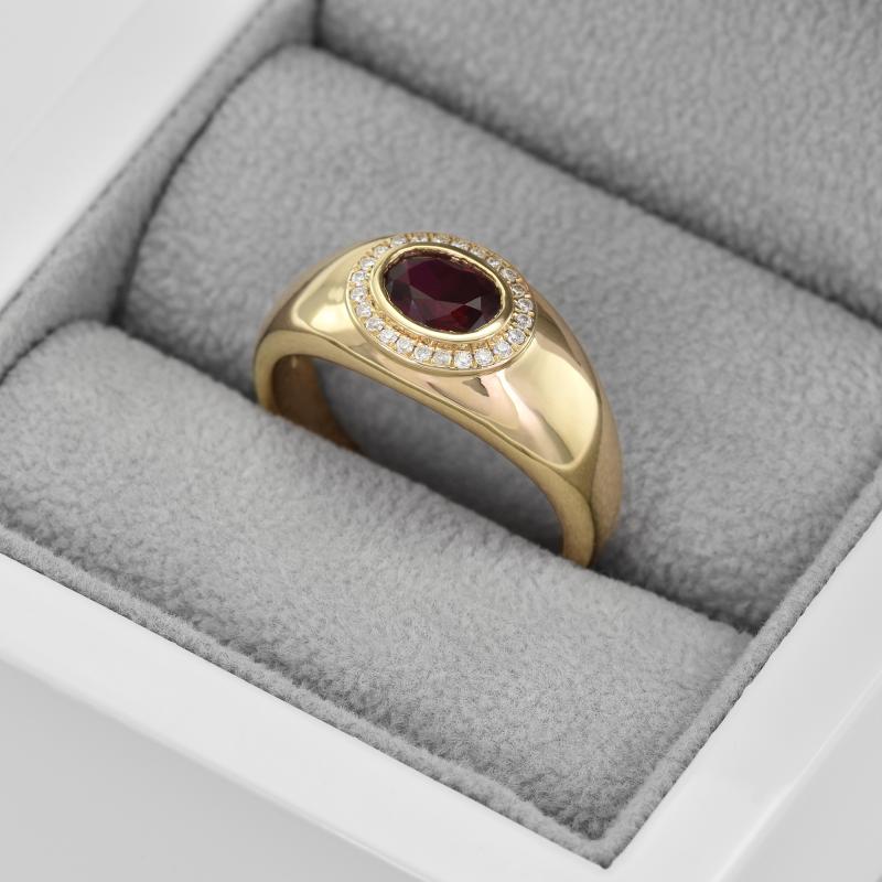 Zlatý prsteň s diamantmi 45468