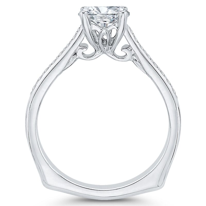 Zlatý zásnubný prsteň s emerald diamantom 46248