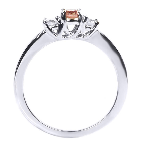 Prsteň s ružovým diamantom zlatý 53198