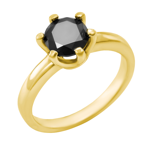 Zásnubný prsteň zo žltého zlata Greame 59378
