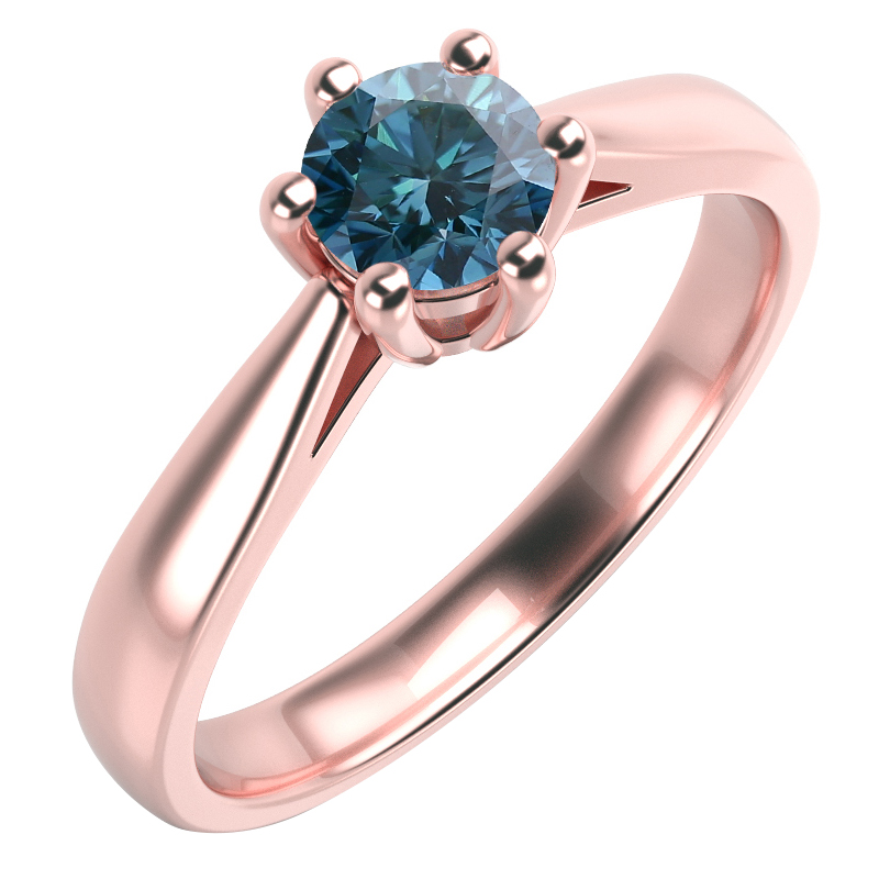 Zásnubný prsteň z bieleho zlata Darya 59478