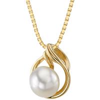 Elegantný perlový prívesok zo zlata Cassiane