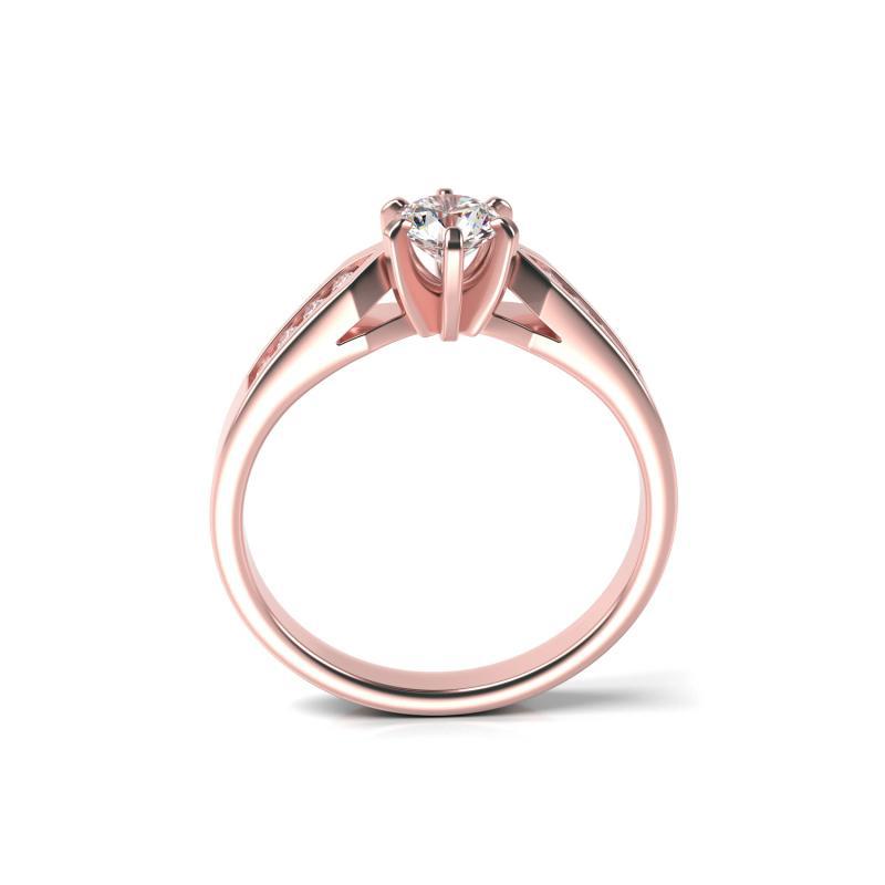 Zásnubný prsteň s certifikovanými diamantmi 65928