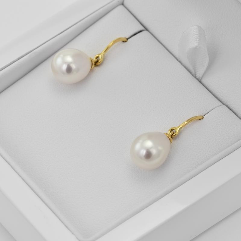 Zlaté perlové náušnice Diara 6858