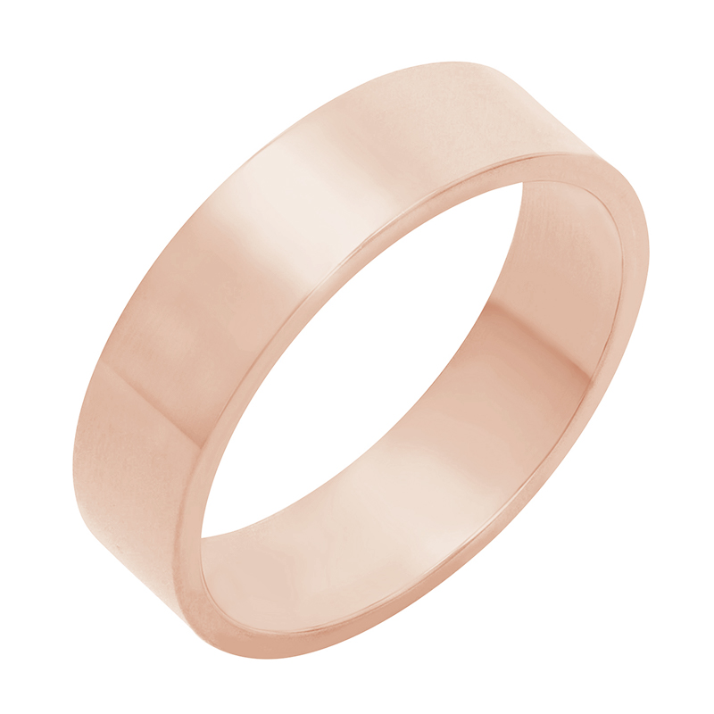 Pánský snubný prsteň z ružového zlata 80348