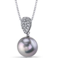 Strieborný náhrdelník s perlou Antina
