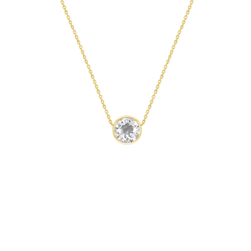 Zlatý náhrdelník s lab-grown diamantom Tazmin 96928
