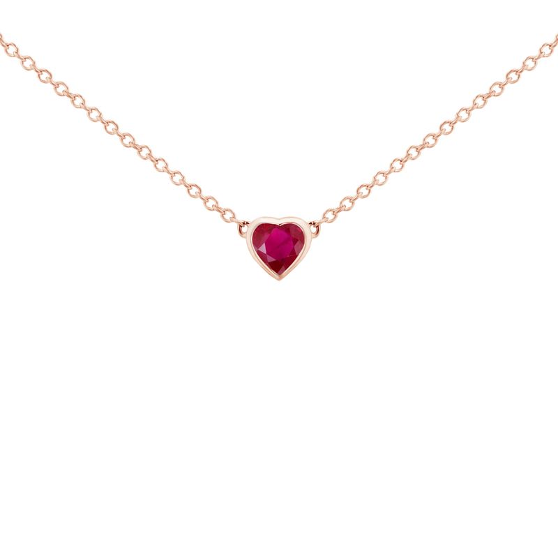 Minimalistický náhrdelník s rubínom Nancie 99858
