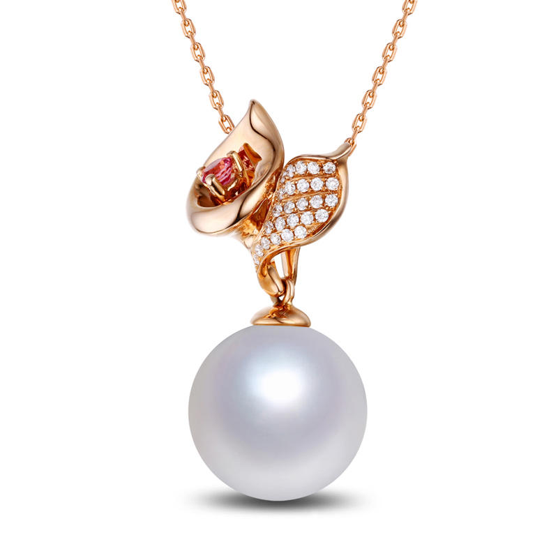 Zlatý perlový náhrdelník 10269