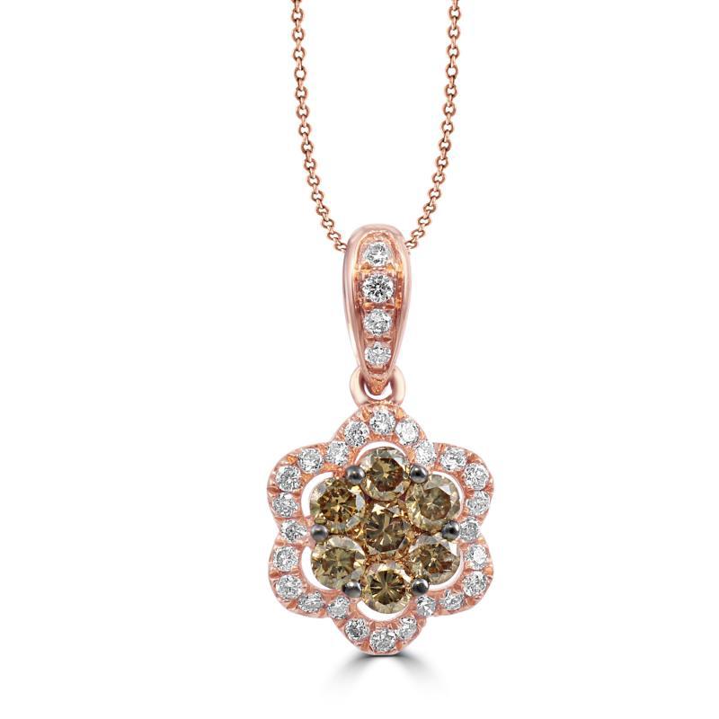 Zlatý náhrdelník s diamantmi Oras